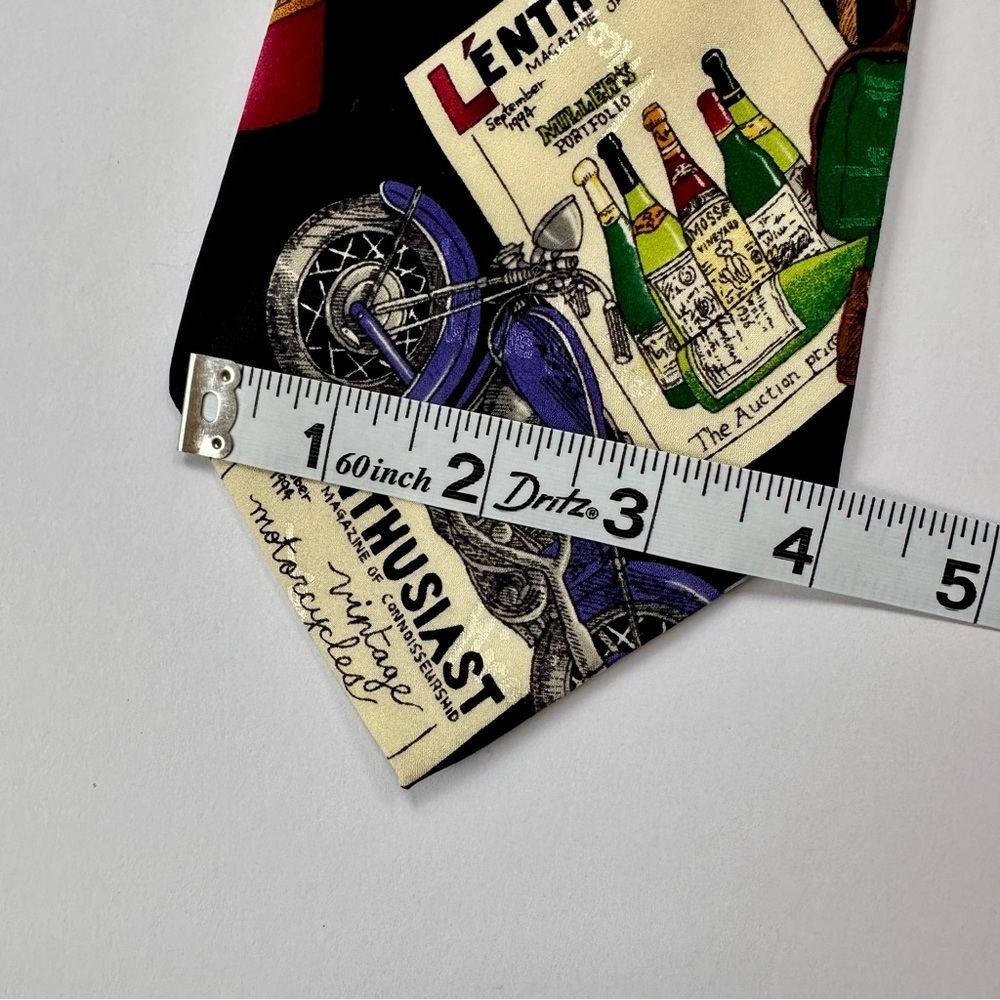 Men’s Nicole Miller Vintage Silk Necktie​​ - Picture 3 of 4